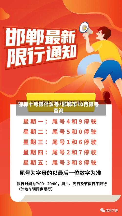 邯郸十号限什么号/邯郸市10月限号查询